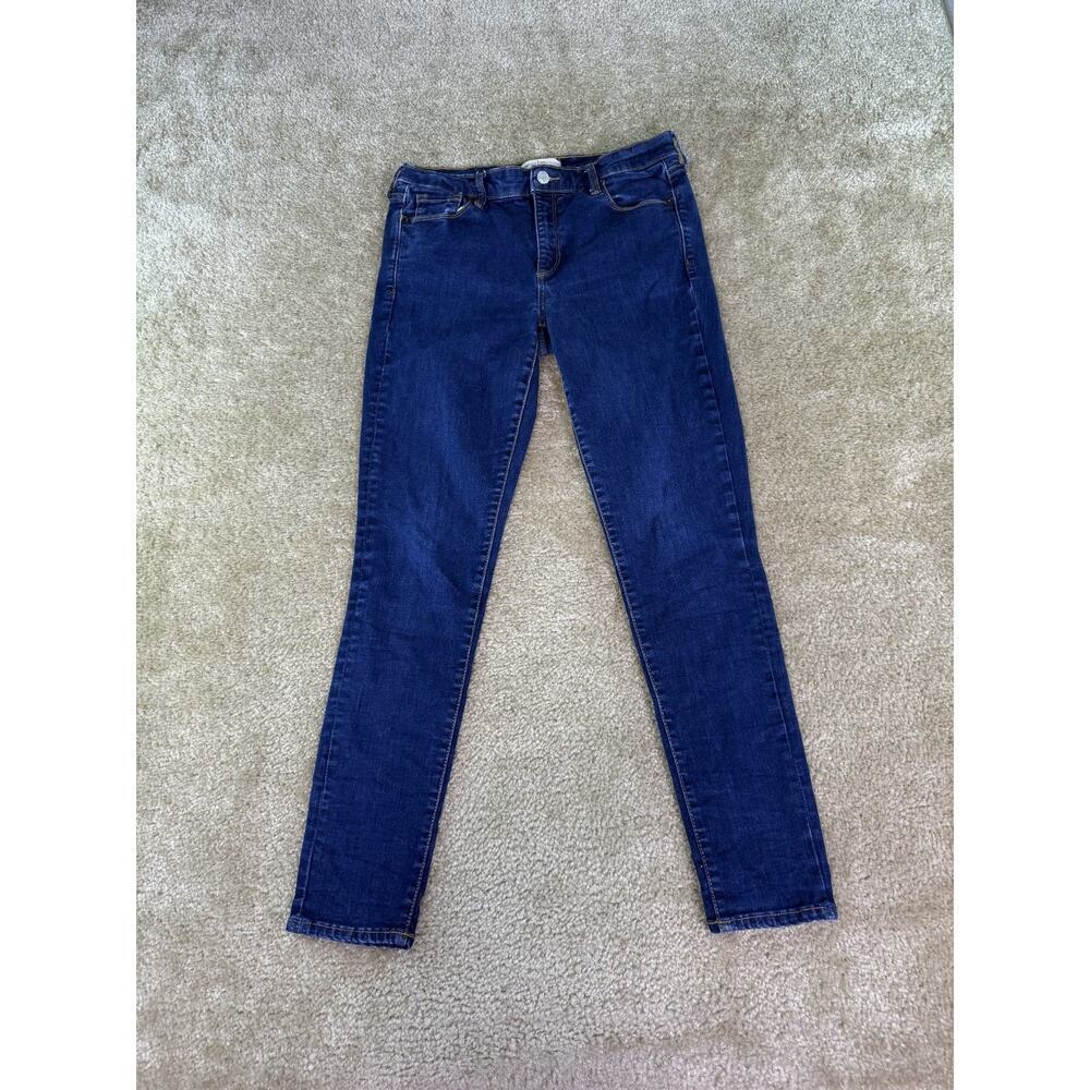 Gap 1969 Blue True Skinny Womens 30R 30 Regular Denim Jeans Mid Rise D880